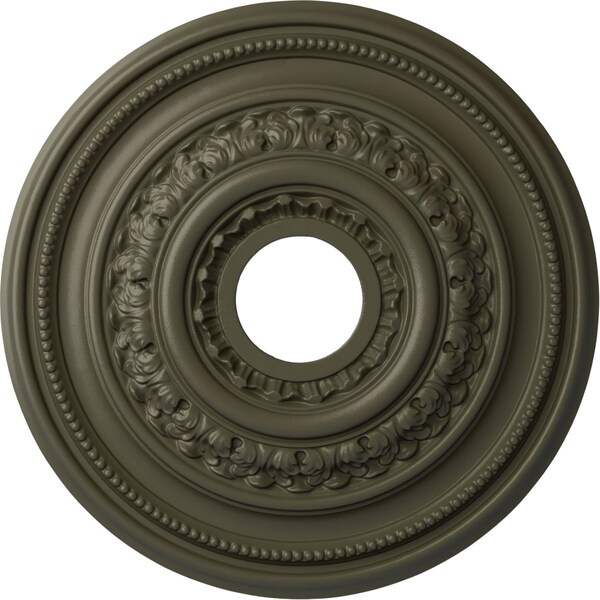Ekena Millwork Orleans Ceiling Medallion (Fits Canopies up to 4 5/8"), 17 5/8"OD X 3 5/8"ID X 1 7/8"P, Witch Hazel CM17OLWHF - main
